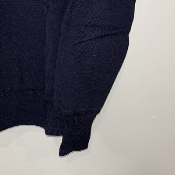 1940s Vintage O’Shea Wool Varsity Sweater – Navy & Gold – Size 40  Small/Medium) - Picture 2 of 9